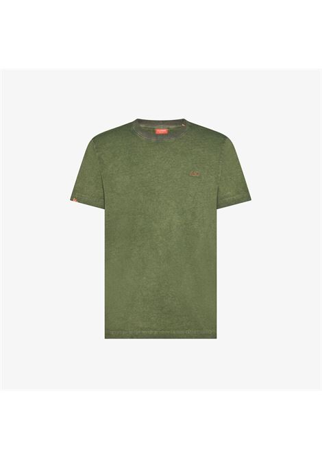 T-shirt in jersey di cotone verde scuro AX SUN68 | T36147138 37